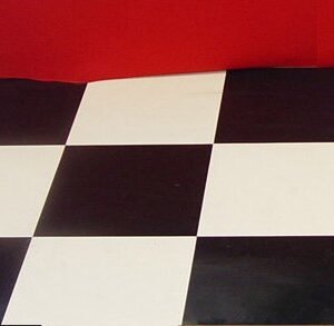 Dance Floor Black & white 9X12 - 8 couples