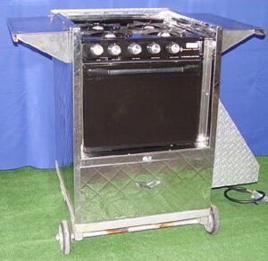 Magic Chef Portable 4 Burner Stove / oven