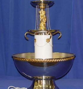 7 Gal Gold Trim Fountain