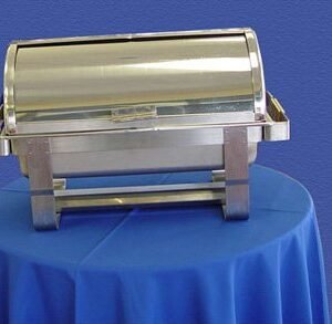 8-quart Chafer Roll Top/Brass Trim